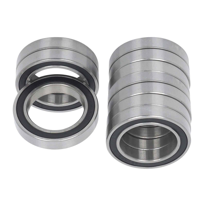 DURAFORCE 10 Pcs 6909-2RS 45 × 68 × 12 mm Pre-Lubricated Deep Groove Ball Bearing for CNC