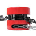 DURAFORCE Manual Chain Hoist | 7ft/2.1m Lift | 1 Ton/2200 lbs Capacity | 2 Hooks Red