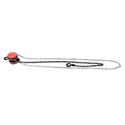DURAFORCE Manual Chain Hoist | 7ft/2.1m Lift | 1 Ton/2200 lbs Capacity | 2 Hooks Red