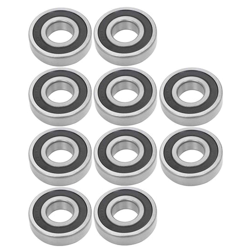 DURAFORCE for CNC 10Pcs 6306-2RS 30 × 72 × 19 mm Pre-Lubricated Deep Groove Ball Bearing