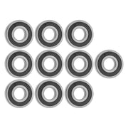 DURAFORCE for CNC 10Pcs 6306-2RS 30 × 72 × 19 mm Pre-Lubricated Deep Groove Ball Bearing