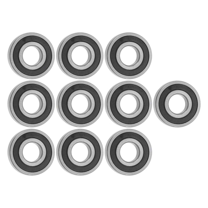 DURAFORCE for CNC 10Pcs 6306-2RS 30 × 72 × 19 mm Pre-Lubricated Deep Groove Ball Bearing
