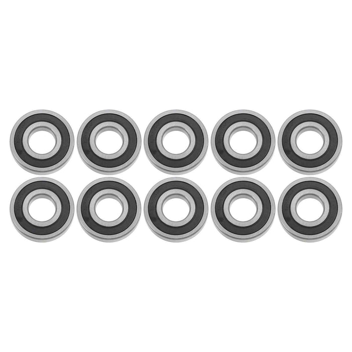 DURAFORCE for CNC 10Pcs 6306-2RS 30 × 72 × 19 mm Pre-Lubricated Deep Groove Ball Bearing