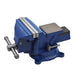 DURAFORCE 4" Bench Vise W/ Anvil Swivel Locking Base Tabletop Clamp Heavy Duty Steel