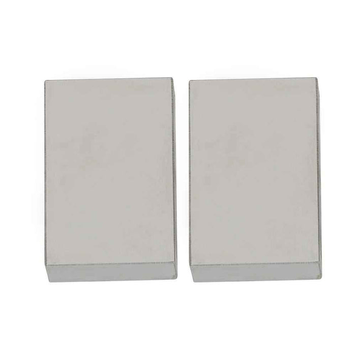 DURAFORCE 1-2-3 123 Block Set Precision Matched Pair No Holes For Mill Milling Machinist