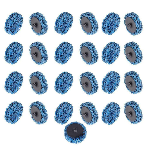 DURAFORCE 25 Pack 2" Quick Change Easy Strip And Clean Discs For Metals Fiber Glass Stone