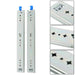 DURAFORCE 1 Pair Locking Drawer Slides 16 Inch Lock & Full Extension 250 lbs Load Capacity