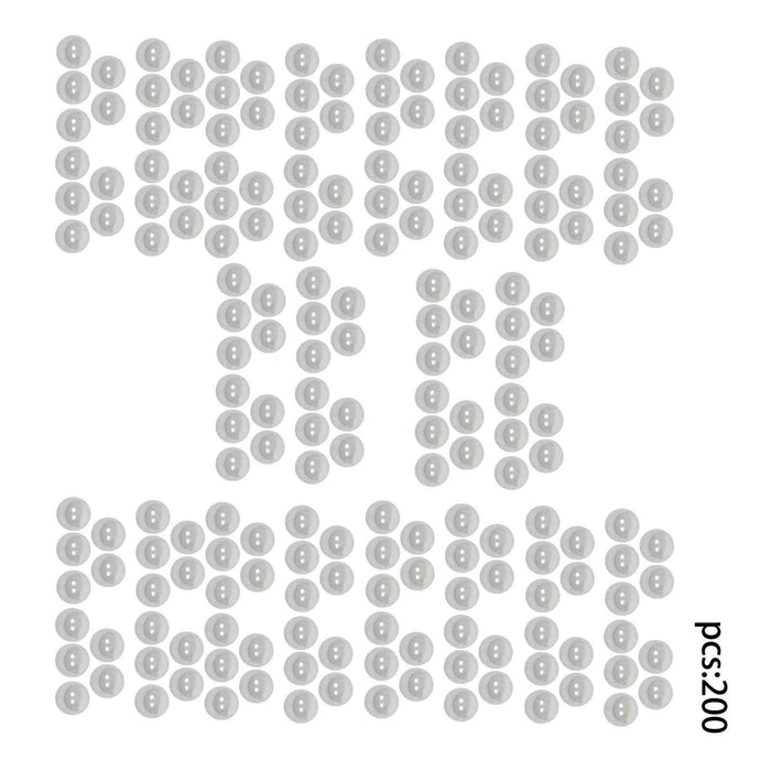 DURAFORCE 1/2" 200Pcs G25 Precision Mirror Polish Bearing Balls Chrome Steel for locks