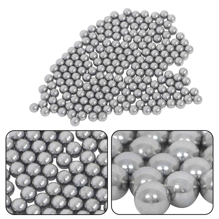 DURAFORCE 1/2" 200Pcs G25 Precision Mirror Polish Bearing Balls Chrome Steel for locks