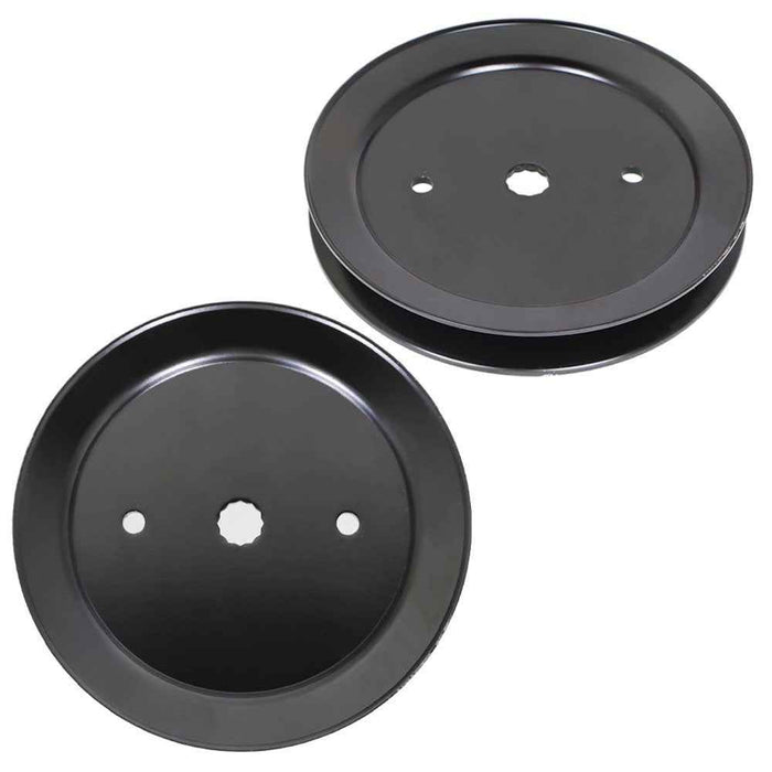 DURAFORCE 2 Pack Spindle Pulleys For Husqvarna 42" & 46" Decks 195945 For Craftsman 197473