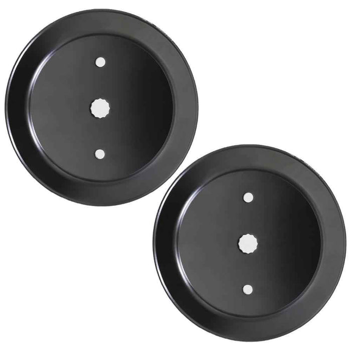DURAFORCE 2 Pack Spindle Pulleys For Husqvarna 42" & 46" Decks 195945 For Craftsman 197473