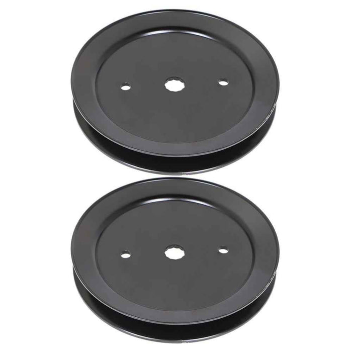 DURAFORCE 2 Pack Spindle Pulleys For Husqvarna 42" & 46" Decks 195945 For Craftsman 197473