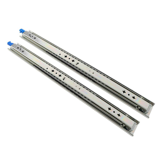 DURAFORCE 1 Pair Locking Drawer Slides 22 Inch Lock & Full Extension 250 lbs Load Capacity