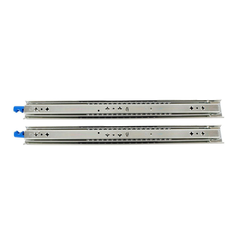 DURAFORCE 1 Pair Locking Drawer Slides 22 Inch Lock & Full Extension 250 lbs Load Capacity