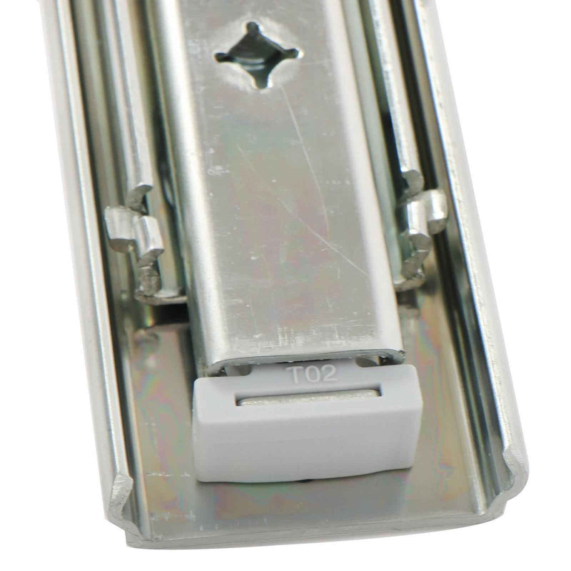 DURAFORCE 1 Pair Locking Drawer Slides 22 Inch Lock & Full Extension 250 lbs Load Capacity