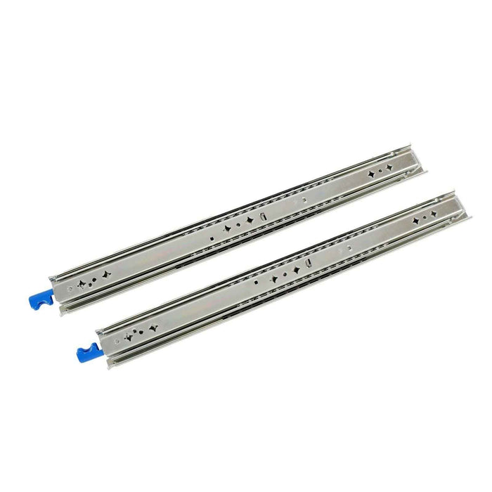 DURAFORCE 1 Pair Locking Drawer Slides 22 Inch Lock & Full Extension 250 lbs Load Capacity