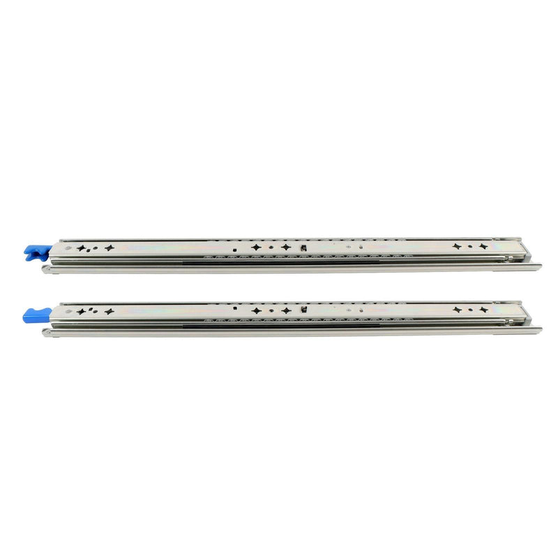 DURAFORCE 1 Pair Locking Drawer Slides 22 Inch Lock & Full Extension 250 lbs Load Capacity