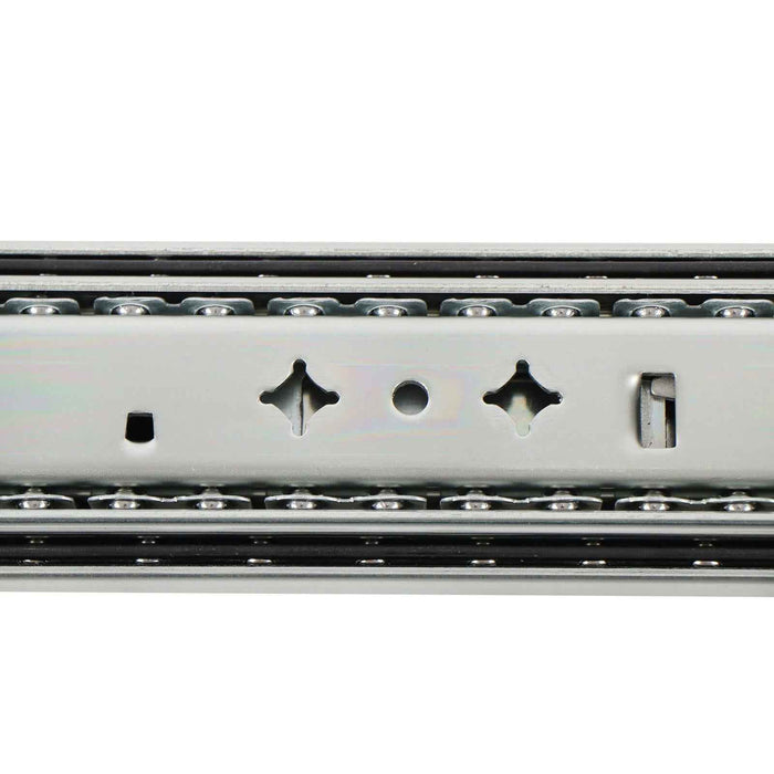 DURAFORCE 1 Pair Locking Drawer Slides 22 Inch Lock & Full Extension 250 lbs Load Capacity