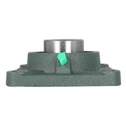 DURAFORCE 2 Pack 1-1/2" Bore 4 Bolt Solid Base UCF208-24 Pillow Block Flange Bearing