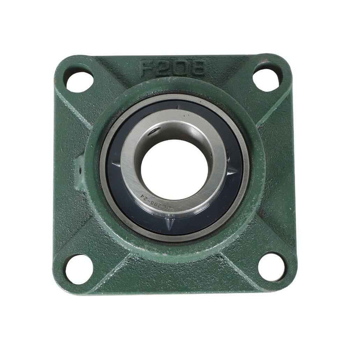 DURAFORCE 2 Pack 1-1/2" Bore 4 Bolt Solid Base UCF208-24 Pillow Block Flange Bearing