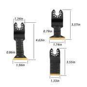 DURAFORCE Professional Steel Oscillating Tool Blade 22 Pieces 3 Types for Metal Nails