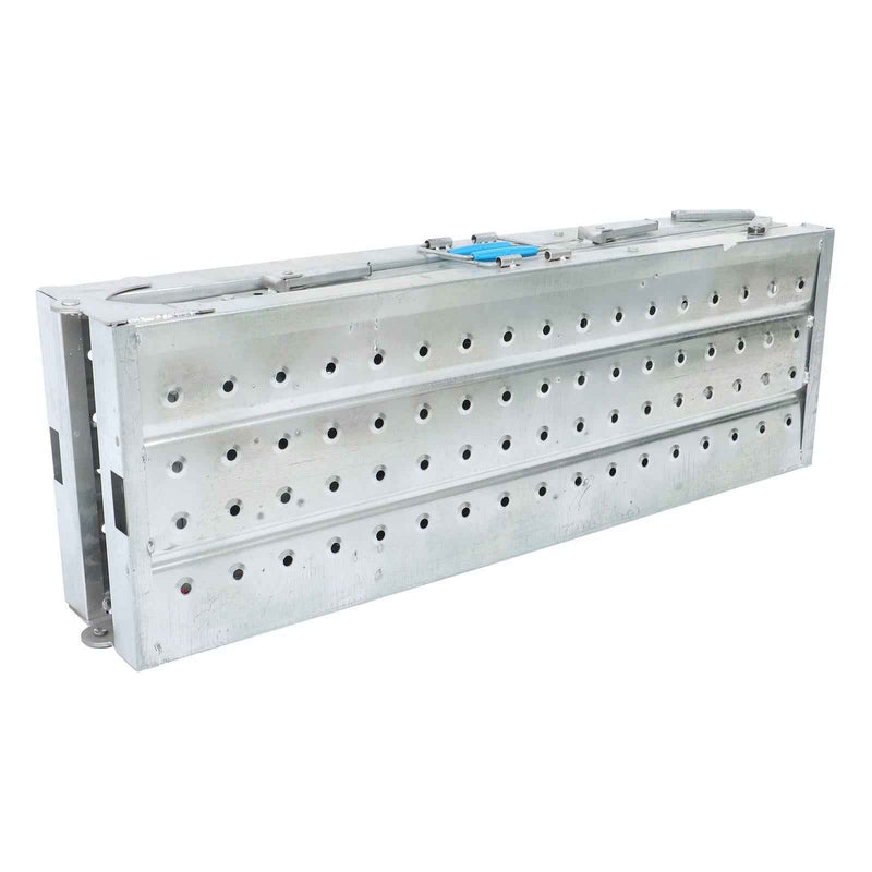 DURAFORCE Folding Scaffolding, 1.8m Adjustable Lift Height Work Platform Scaffold Portable