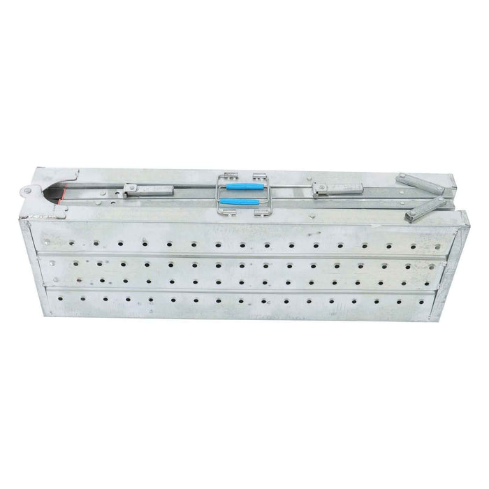 DURAFORCE Folding Scaffolding, 1.8m Adjustable Lift Height Work Platform Scaffold Portable