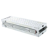 DURAFORCE Folding Scaffolding, 1.8m Adjustable Lift Height Work Platform Scaffold Portable