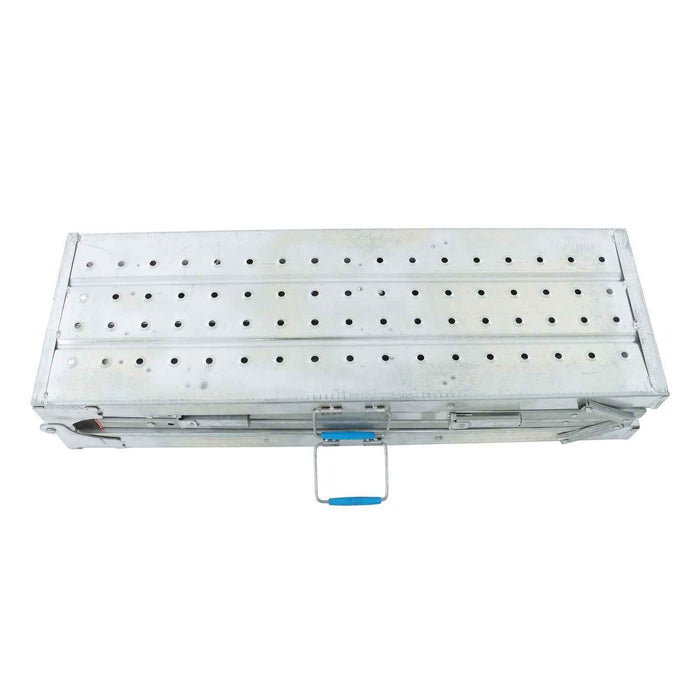 DURAFORCE Folding Scaffolding, 1.8m Adjustable Lift Height Work Platform Scaffold Portable