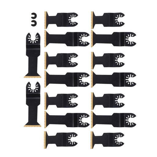 DURAFORCE Ocillating tool blades 16 Pack 2 Types Carbon Steel Professional fit for Plastic