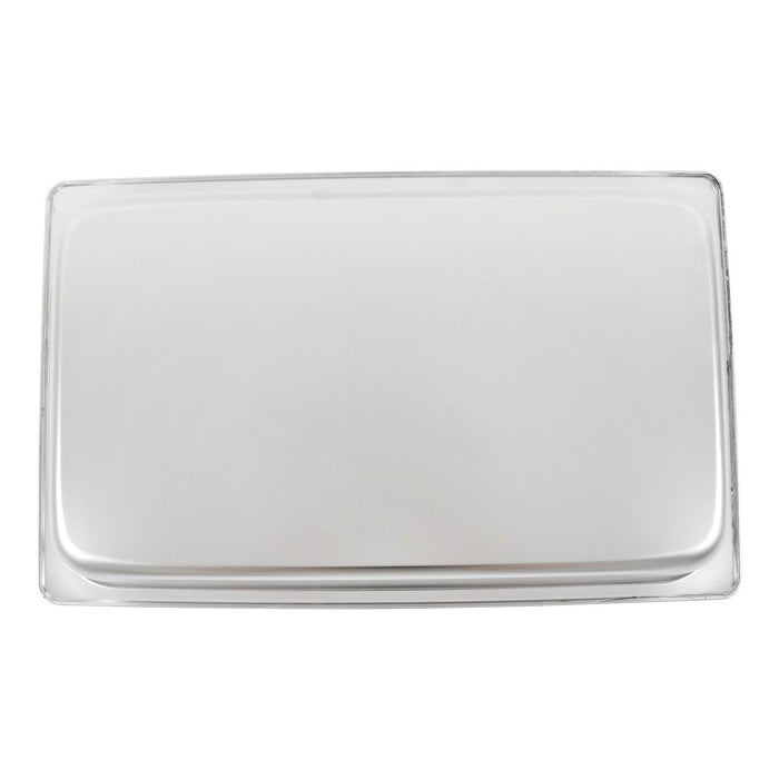 DURAFORCE 2 Pcs 1/1 Full Size 2.5" Deep Thickened Steam Table Hotel Pans Stainless Steel