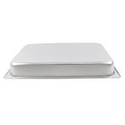 DURAFORCE 2 Pcs 1/1 Full Size 2.5" Deep Thickened Steam Table Hotel Pans Stainless Steel