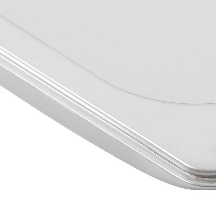 DURAFORCE 2 Pcs 1/1 Full Size 2.5" Deep Thickened Steam Table Hotel Pans Stainless Steel