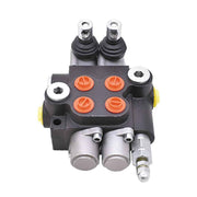 DURAFORCE 2 Spool 13 GPM Hydraulic Control Valve Double Acting SAE Ports 3600 PSI