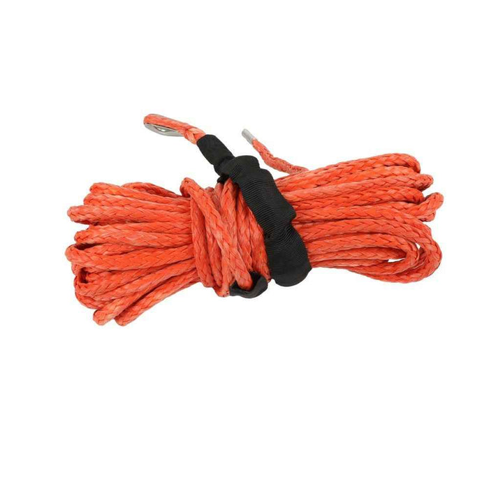 DURAFORCE Synthetic Winch Rope Line Recovery Cable for ATV UTV w/ Sheath 5/16"x50' 12000LB