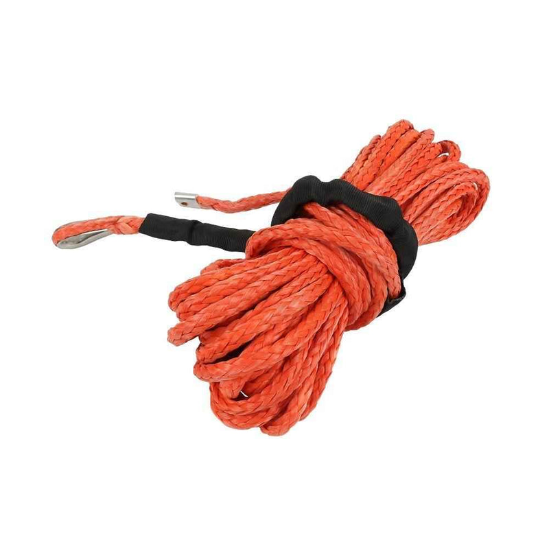 DURAFORCE Synthetic Winch Rope Line Recovery Cable for ATV UTV w/ Sheath 5/16"x50' 12000LB
