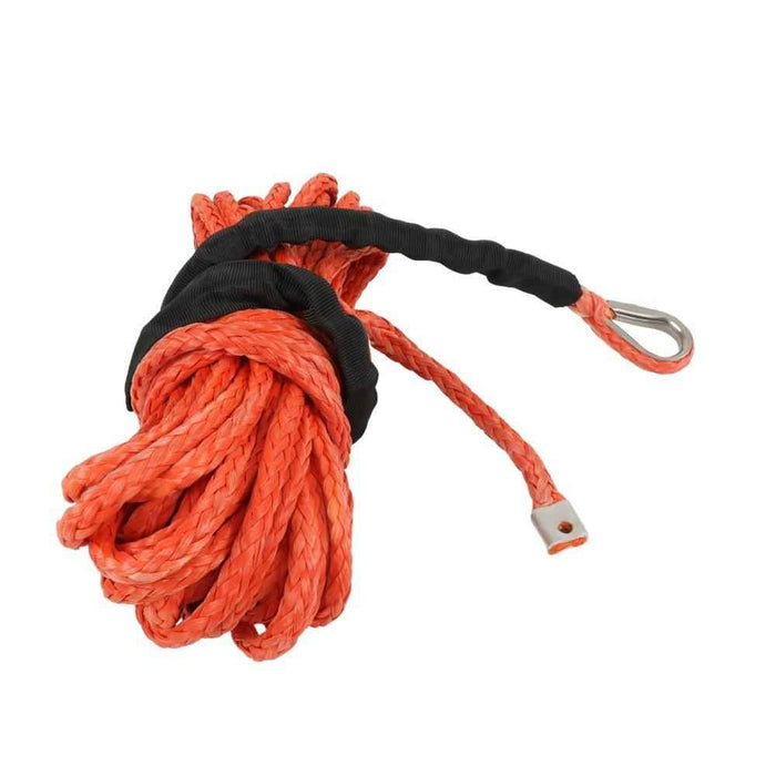 DURAFORCE Synthetic Winch Rope Line Recovery Cable for ATV UTV w/ Sheath 5/16"x50' 12000LB