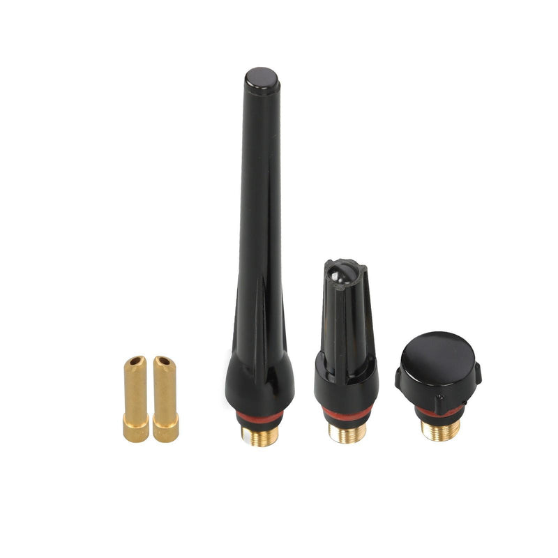 DURAFORCE for WP-17/18/26 81Pcs TIG Welding Torch Stubby Gas Lens Pyrex Glass Cup Kit