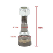 DURAFORCE Fit For Stump Grinder Teeth Compatible with 500 Series 11/16" Size Alloy Steel