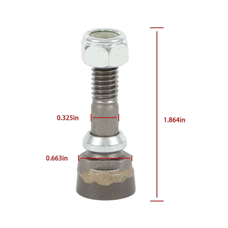 DURAFORCE Fit For Stump Grinder Teeth Compatible with 500 Series 11/16" Size Alloy Steel