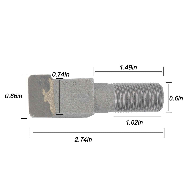 DURAFORCE Stump Grinder Teeth 2-7/8"Lx3/4"W for Baumalight Shaver JCB Bradco - 10 pack