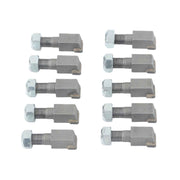 DURAFORCE Stump Grinder Teeth 2-7/8"Lx3/4"W for Baumalight Shaver JCB Bradco - 10 pack