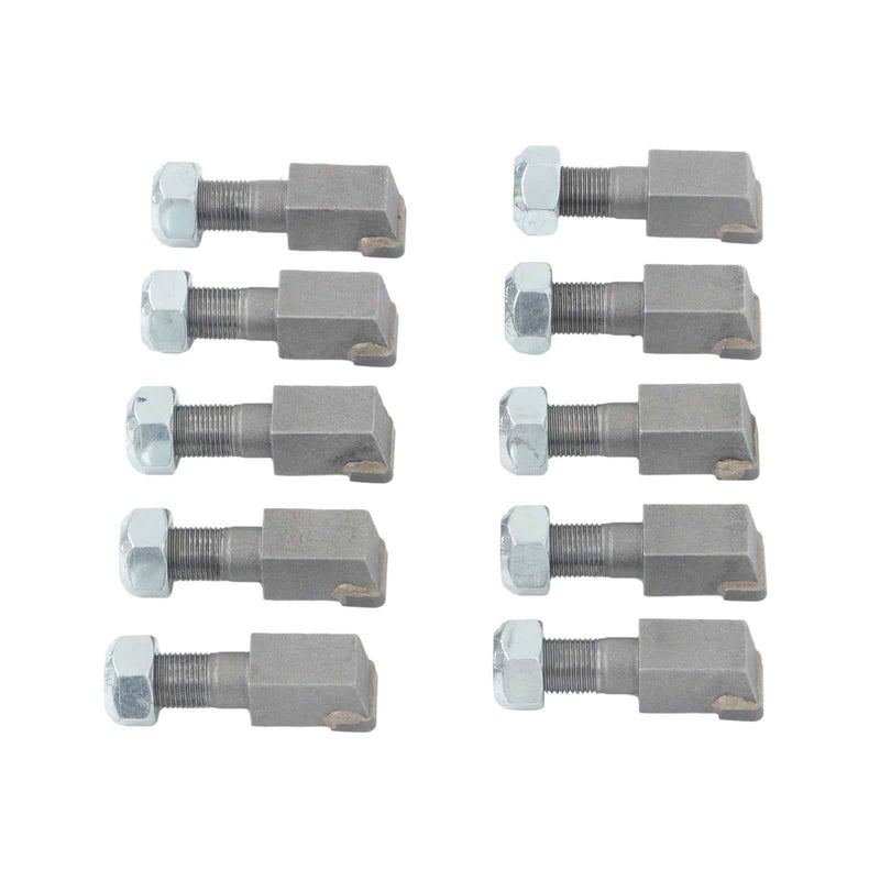 DURAFORCE Stump Grinder Teeth 2-7/8"Lx3/4"W for Baumalight Shaver JCB Bradco - 10 pack
