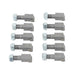 DURAFORCE Stump Grinder Teeth 2-7/8"Lx3/4"W for Baumalight Shaver JCB Bradco -10 pack
