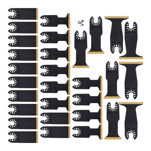 DURAFORCE Professional Steel Oscillating Tool Blade 30 Pieces 4 Types for Metal Nails