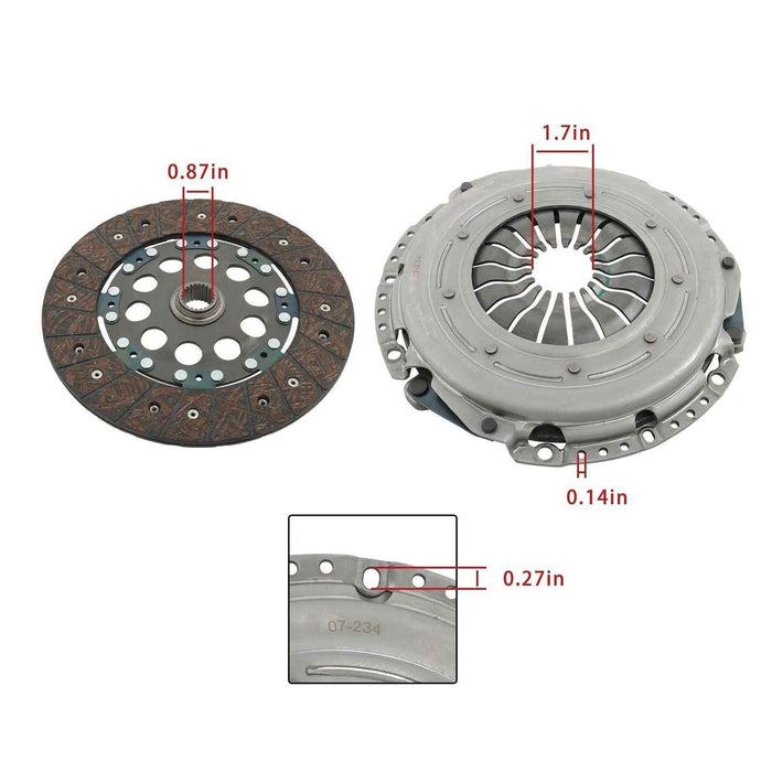 DURAFORCE Transmission Clutch Kit 07234 For Ford Focus S SE SEL 2.0L 2012-2018 K7064901