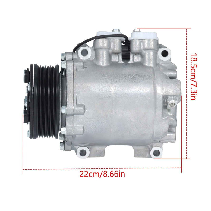 DURAFORCE Fit for Honda Civic 2.0L 1998CC 2002-2006 A/C Compressor w/ Clutch 8810PRA006