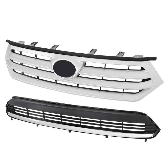 DURAFORCE Front Bumper Upper&Lower Grille 531010E020 For Toyota Highlander 2011-2013 Grill