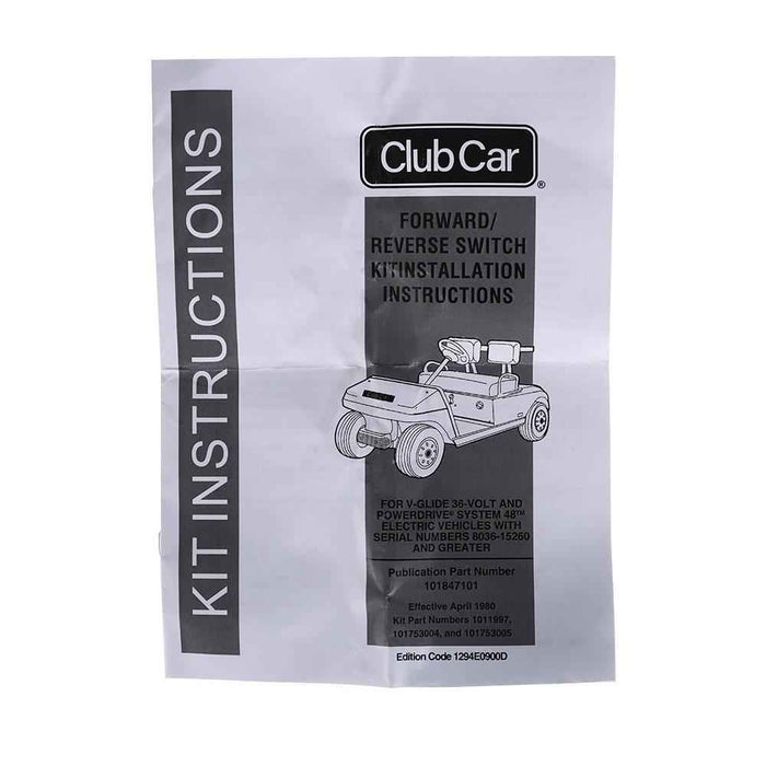 DURAFORCE For Club Car DS Golf Cart Forward And Reverse Switch Assembly 1990+up New