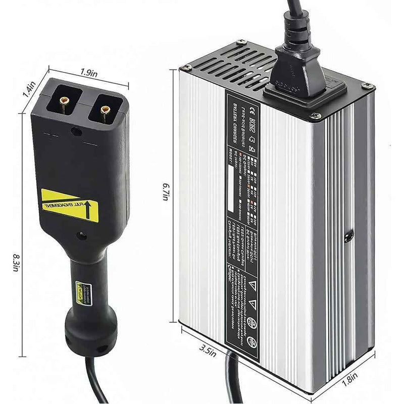 DURAFORCE Battery Charger For EZGO TXT Medalist Golf Cart 36 Volt 5 Amp D Style Charger